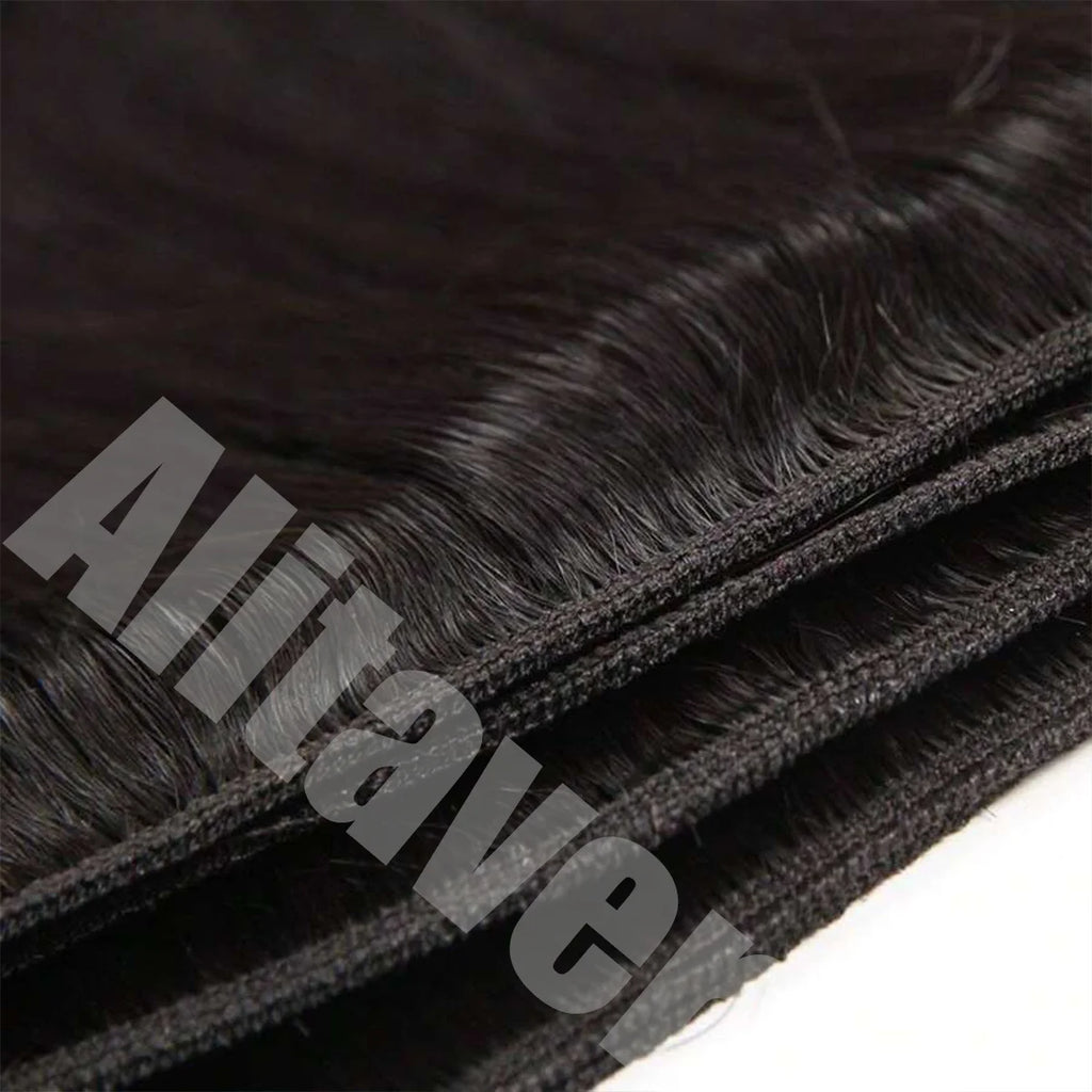 Extensions Lisses Straight Remy Hair Brésilien Double Weft – CLEVI Paris