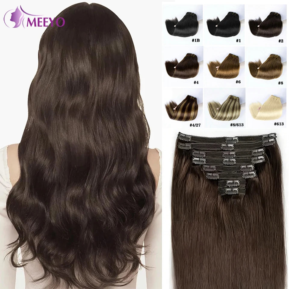 Extensions Cheveux Lisses Seamless Clip-In – CLEVI Paris