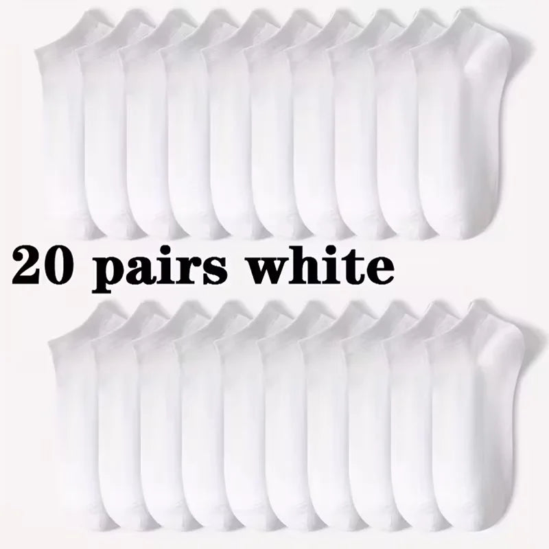 Chaussettes Basses Unisexes — Lot de 5 à 50 paires — CLEVI Paris