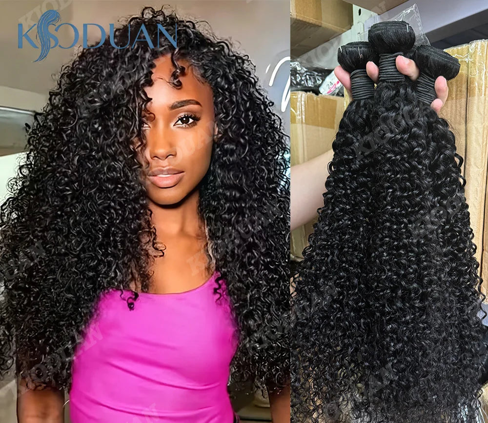 Extensions Cheveux Humains Bouclés Kinky Curly Remy Hair 15A – CLEVI Paris