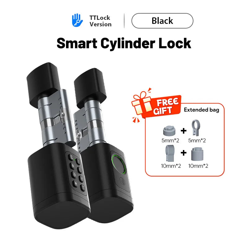 Serrure Cylindre Connectée – Empreinte, Code, Carte RFID & App | Alexa & Google Home