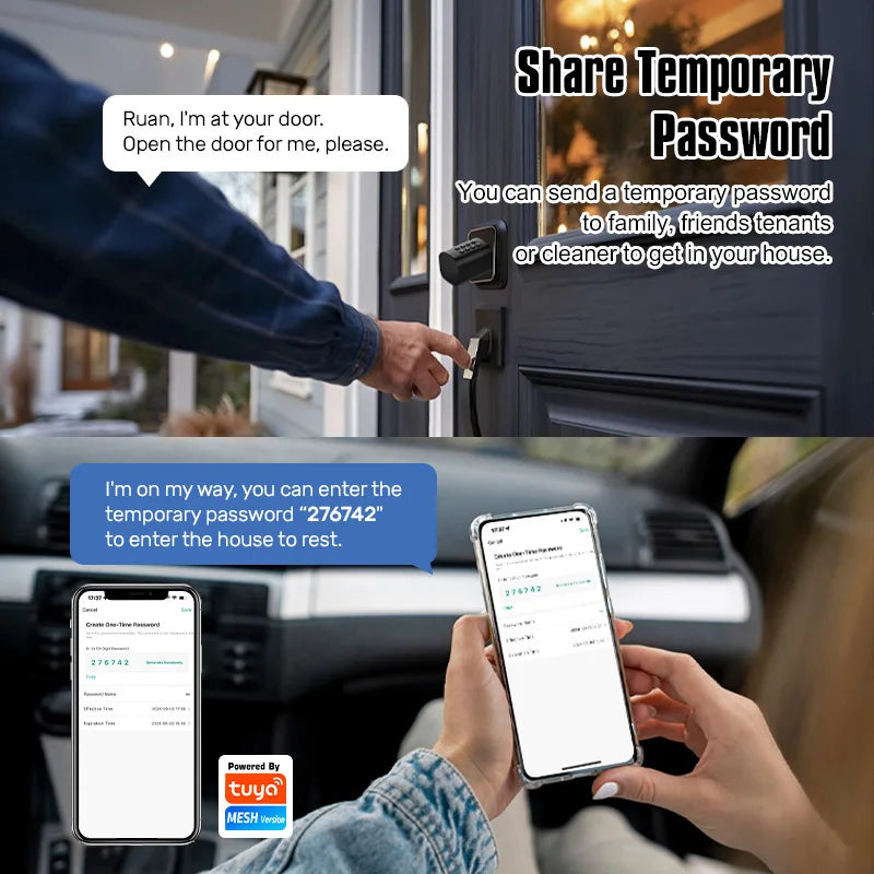 Serrure Cylindre Connectée – Empreinte, Code, Carte RFID & App | Alexa & Google Home
