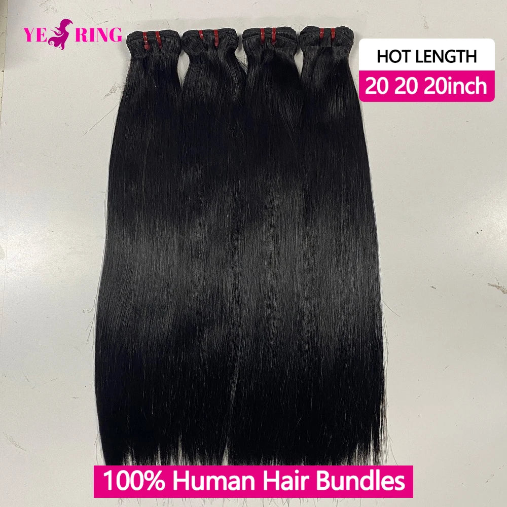 Extensions Cheveux Brésiliens Lisses Double Drawn 15A Virgin Remy Hair – CLEVI Paris