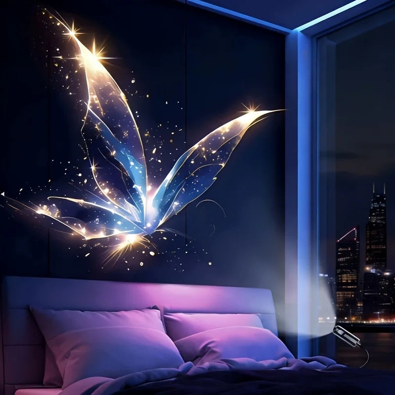 Veilleuse Projecteur LED USB – Motifs Océan (Baleine, Méduse, Étoile de Mer)