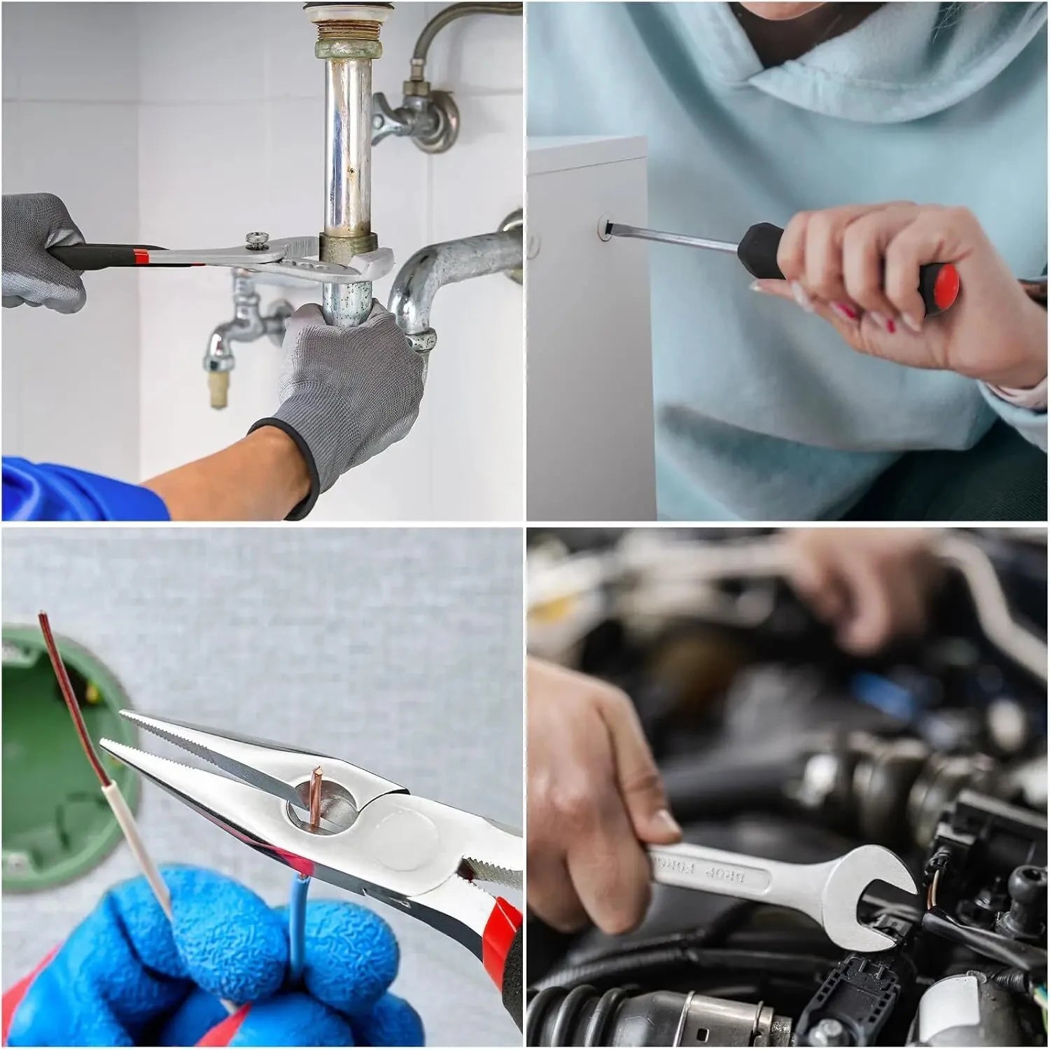 Coffret d'Outils 799 Pièces avec Caisse à Roulettes – Clés, Tournevis, Pinces