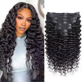 Extensions clip-in Deep Wave, cheveux humains – CLEVI Paris
