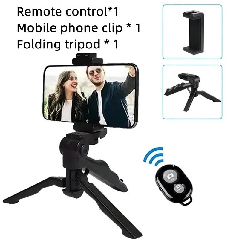 Kit Vlogging Smartphone Trépied Aluminium + Micro + Lumière LED | TikTok YouTube Live