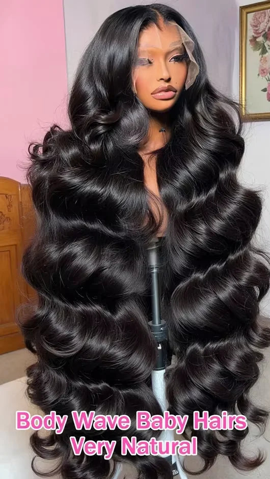 Perruque Body Wave HD en cheveux humains – CLEVI Paris