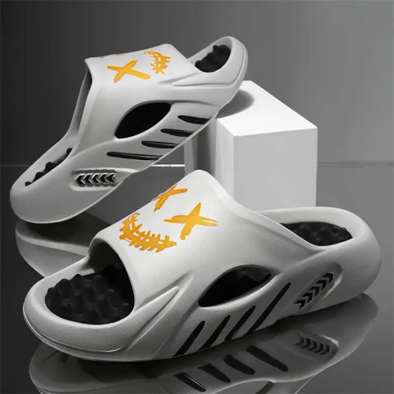 Claquettes Homme Sainimo EVA Antidérapantes – Slides Légers Grandes Tailles