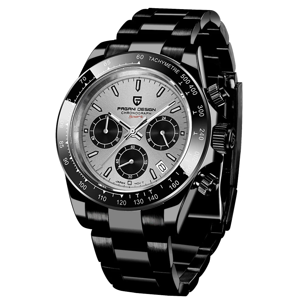 Montre Chronographe Homme Pagani Design 1664 Cadran Météorite Saphir 100m – CLEVI Paris