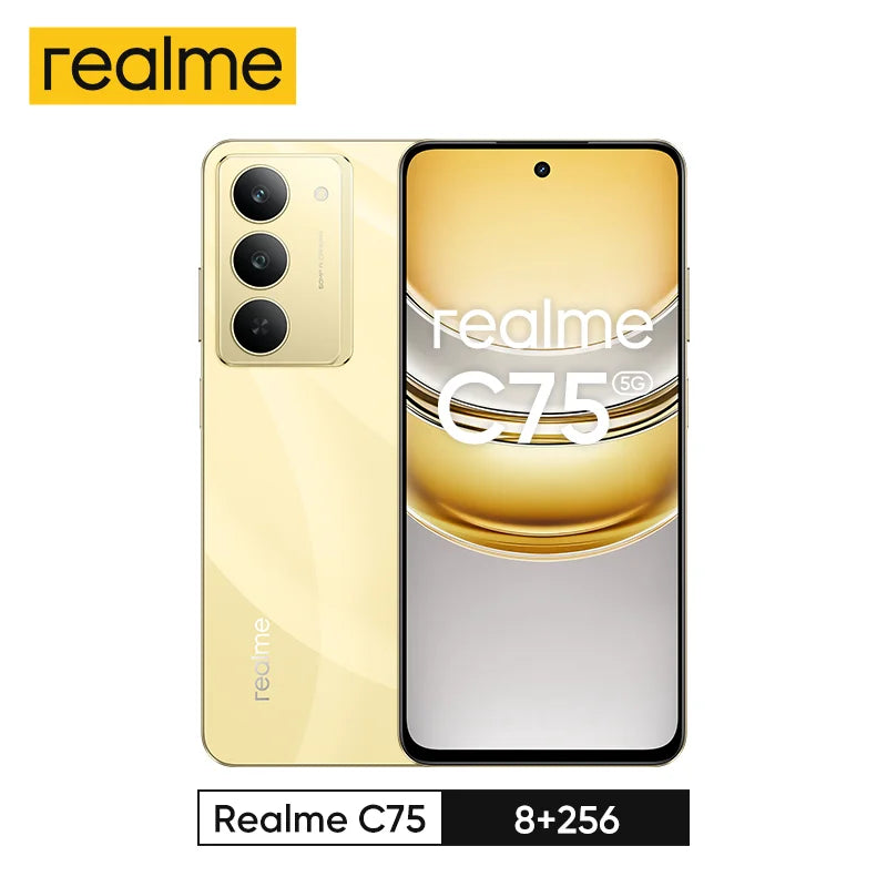 Smartphone realme C75 5G 256 Go – CLEVI Paris