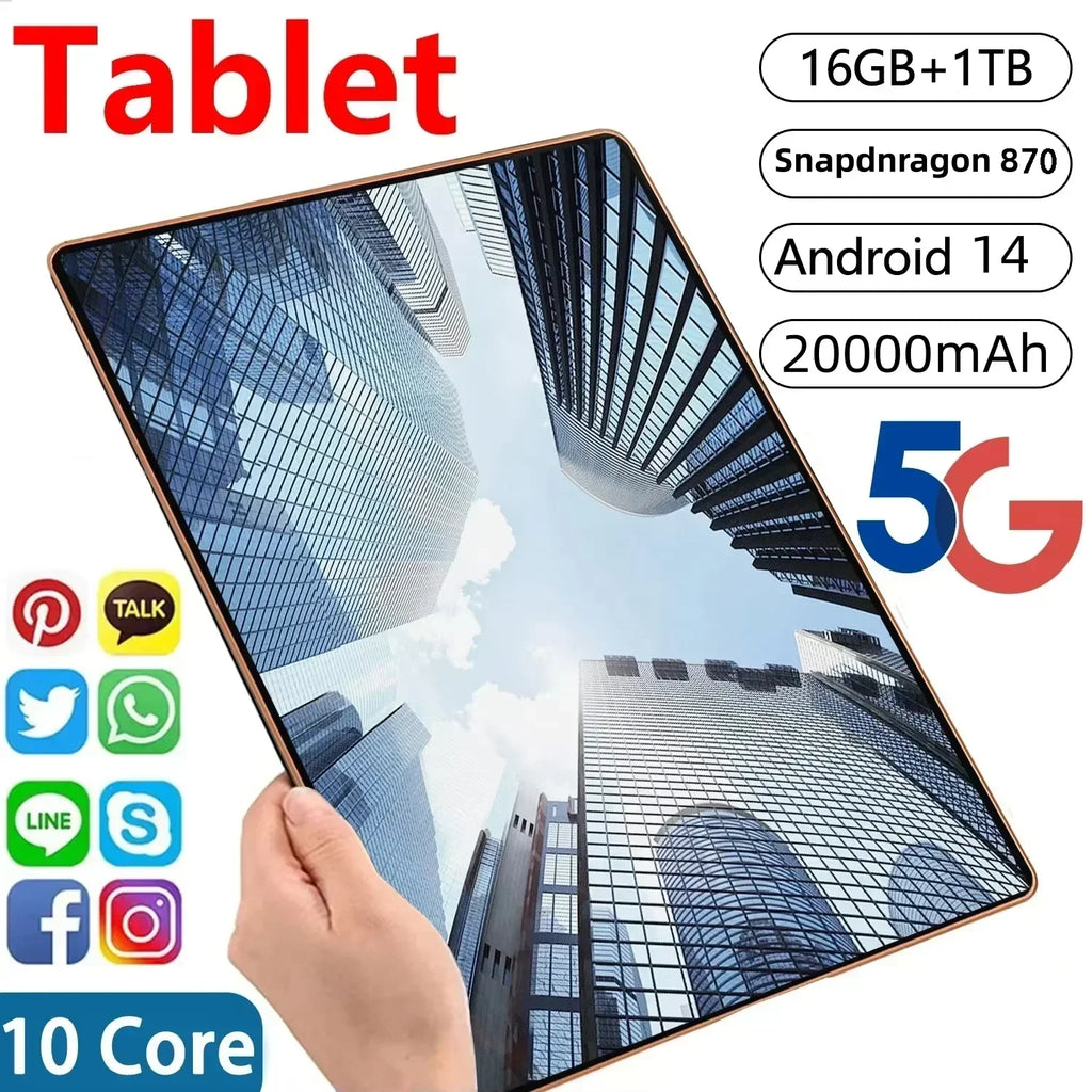 Tablette Pad 15 Pro Android 14 – 11" | Snapdragon 870 | 22Go+2To | 5G | 20000mAh