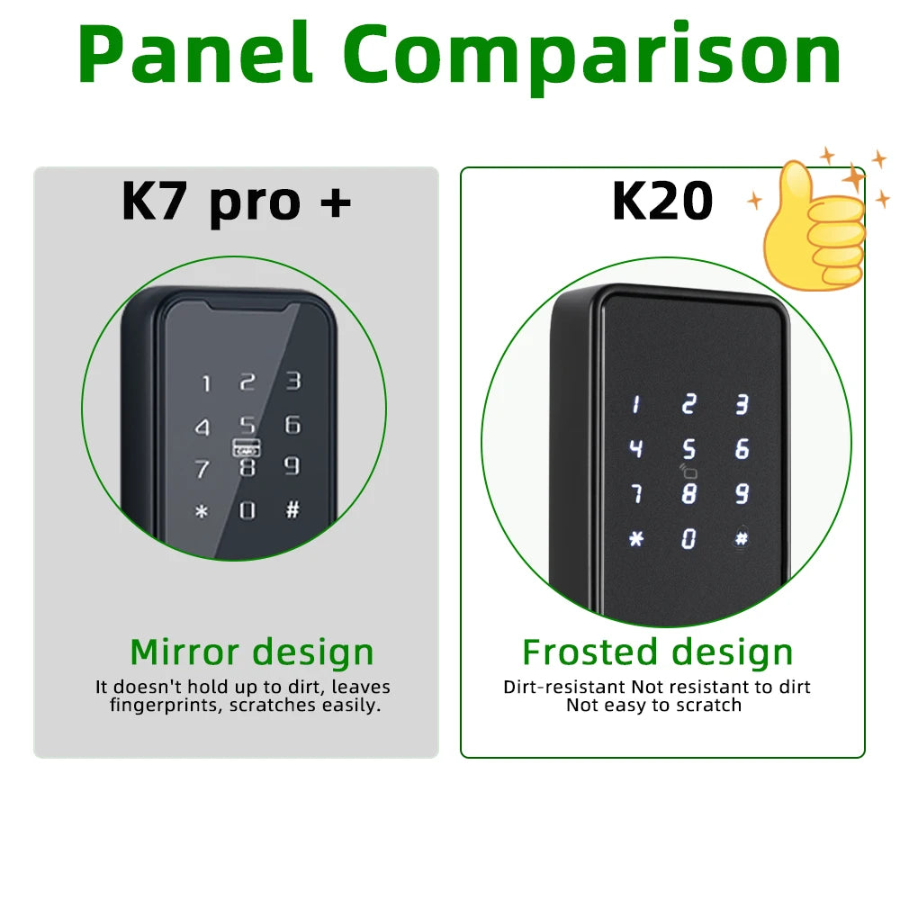 RAYKUBE K20 Serrure Connectée Biométrique Bluetooth Tuya – CLEVI Paris