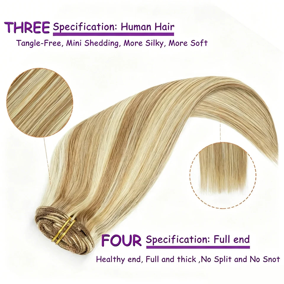 Extensions Clip-In Cheveux Naturels Brésiliens – CLEVI Paris