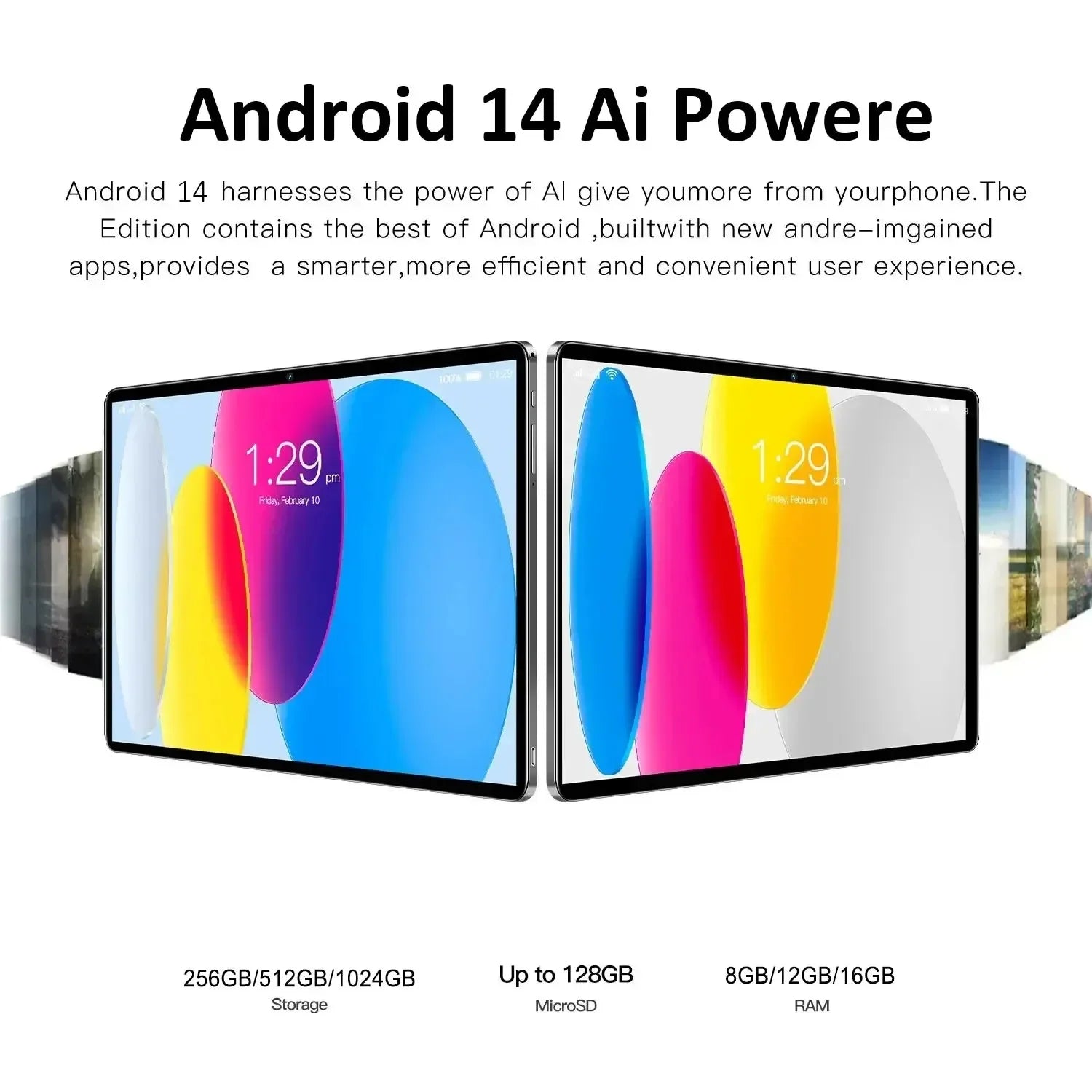 Tablette Pad 15 Pro 11" – Snapdragon 870, 22Go RAM, 2To ROM, 4G/5G, Android 14 – CLEVI Paris