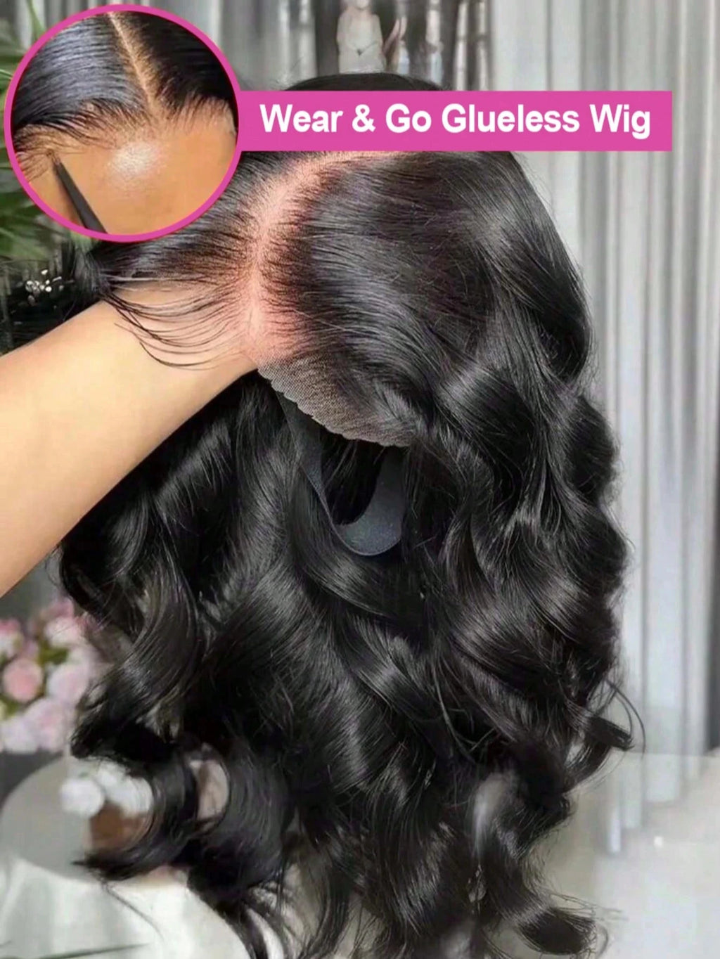 Perruque Body Wave en cheveux humains – CLEVI Paris
