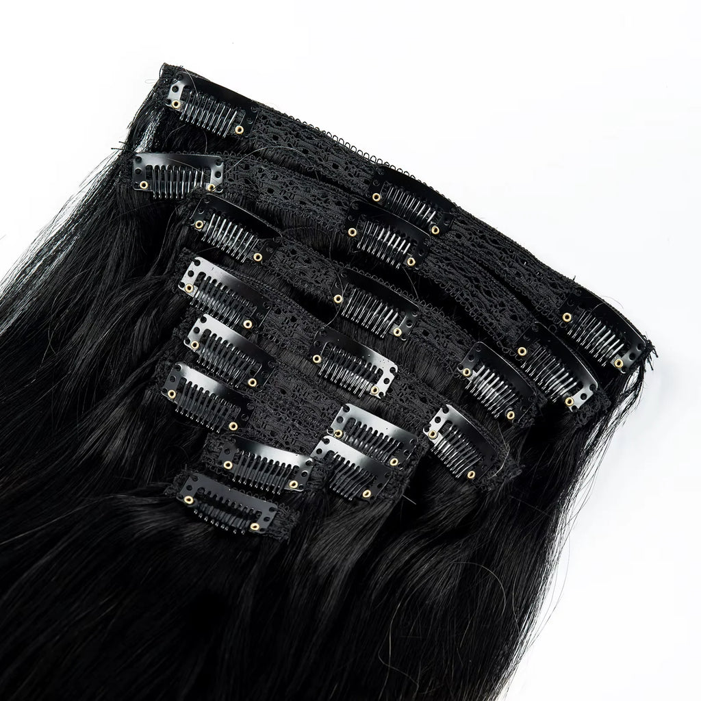 Extensions Clip In Lisses Brésiliennes 120g – CLEVI Paris