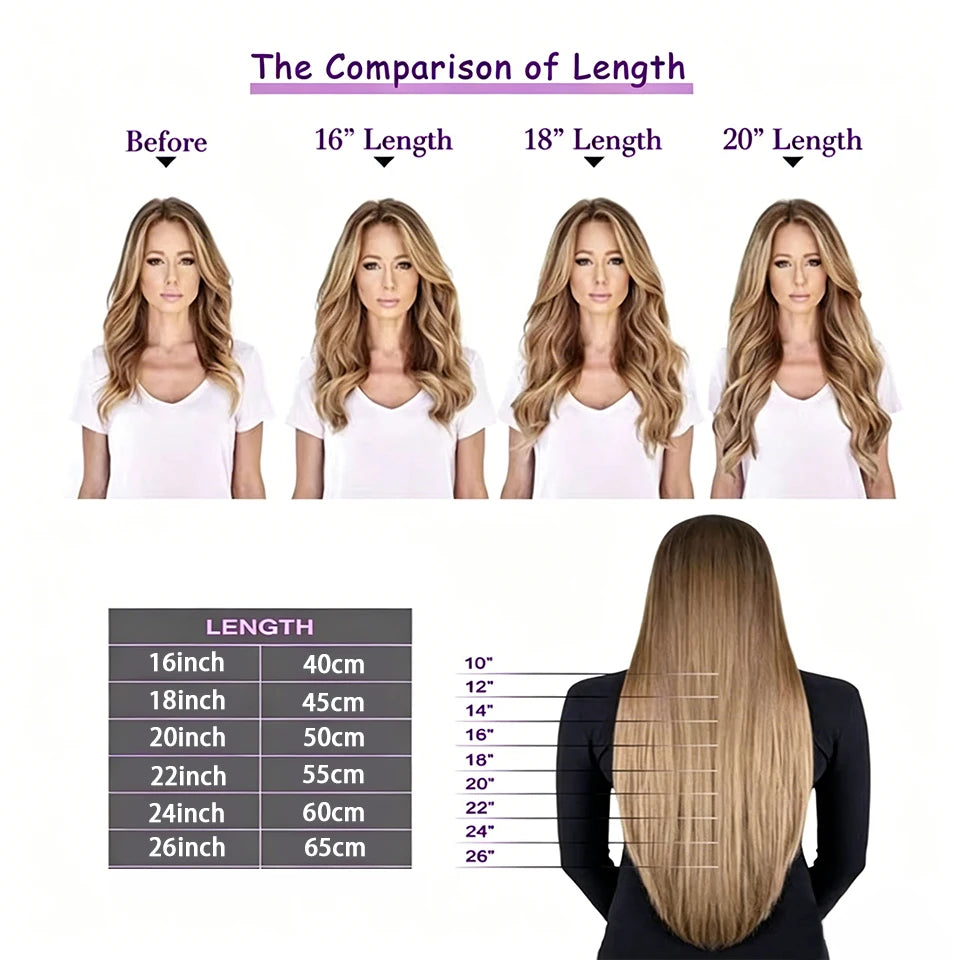 Extensions Clip-In Cheveux Naturels Brésiliens – CLEVI Paris