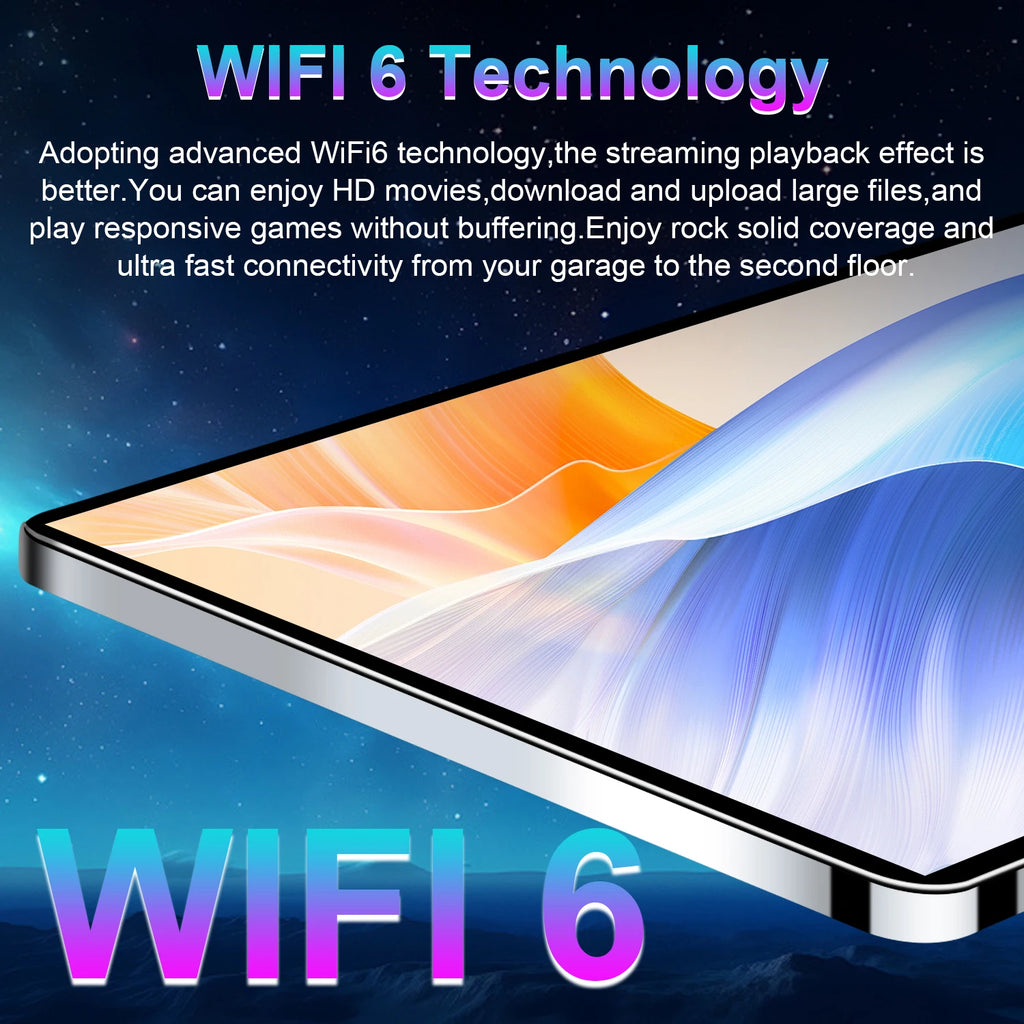 Tablette Android 13 10,36" 5G – 16Go RAM, 1To ROM, 14 Cœurs, Dual SIM, Écran 2K – CLEVI Paris