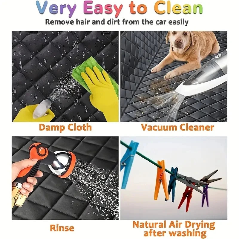 Housse Siège Auto Chien 100% Imperméable — Hamac avec Fenêtre Mesh & Fermeture Éclair | CLEVI Paris