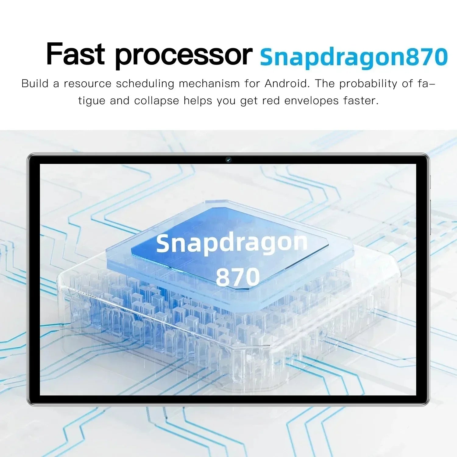 Tablette Pad 15 Pro 11" – Snapdragon 870, 22Go RAM, 2To ROM, 4G/5G, Android 14 – CLEVI Paris