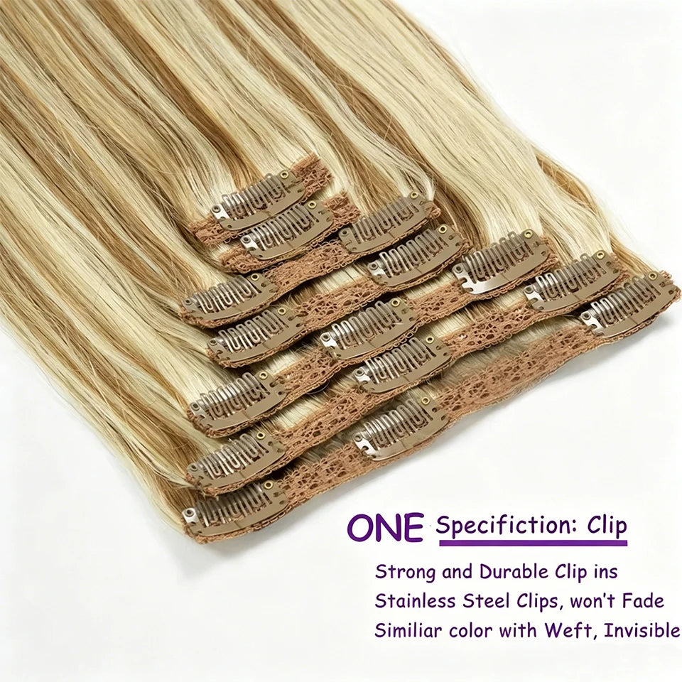 Extensions Clip-In Cheveux Naturels Brésiliens – CLEVI Paris
