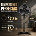 Ventilateur sur pied oscillant 40 cm – CLEVI Paris