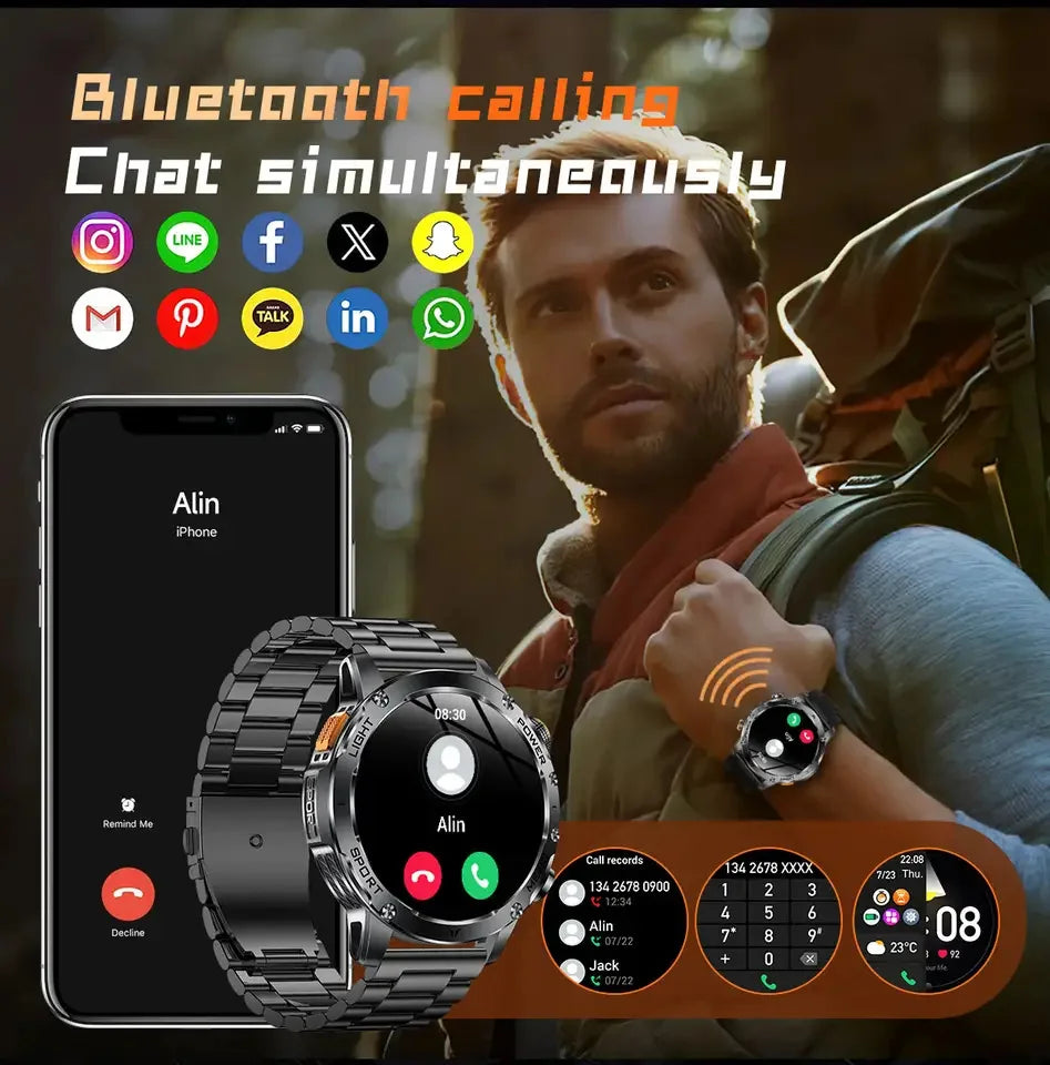 Montre Connectée AK87 Bluetooth GPS – CLEVI Paris