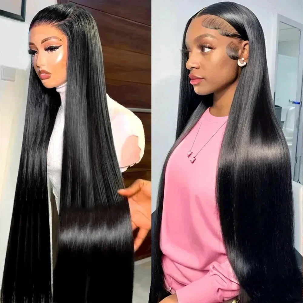 Perruque 360 Full Lace HD Bone Straight Glueless Invisi Strap 100% Cheveux Humains 18-36 Pouces – CLEVI Paris