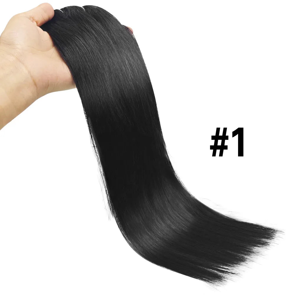 Extensions clip-in lisses en cheveux humains – CLEVI Paris