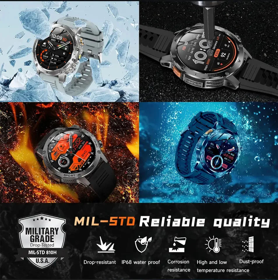 Montre Connectée AK87 Bluetooth GPS – CLEVI Paris
