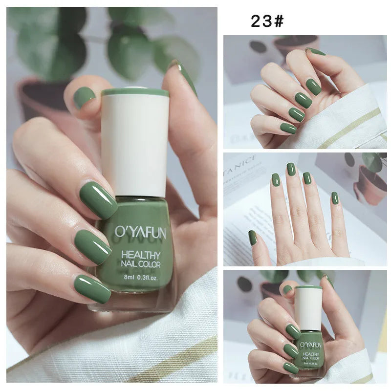 Vernis à Ongles Séchage Rapide Sans UV – Glitter, Matte & Paillettes 40 Couleurs – CLEVI Paris