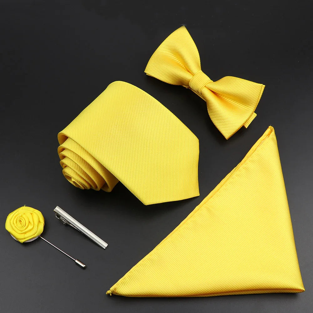 Ensemble cravate unisexe avec accessoires – CLEVI Paris
