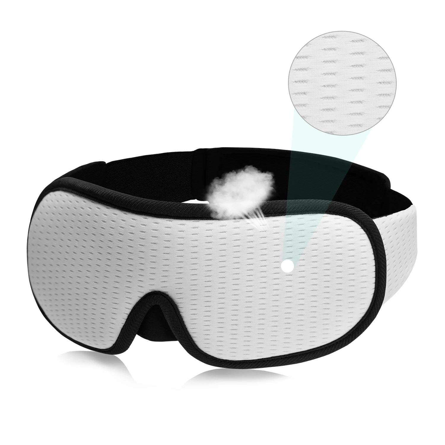 Masque de Nuit 3D Anti-Lumière Rembourré Ergonomique — CLEVI Paris