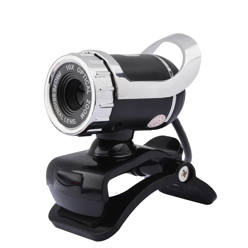 Webcam USB HD 12MP Vision Nocturne 360° – CLEVI Paris