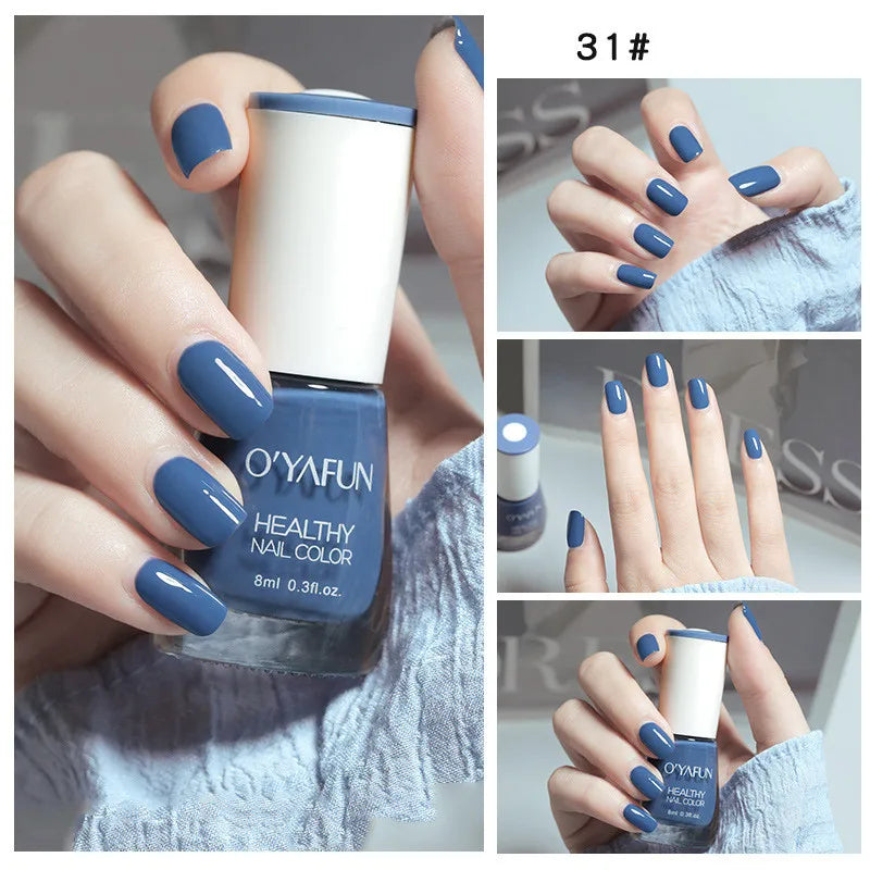 Vernis à Ongles Séchage Rapide Sans UV – Glitter, Matte & Paillettes 40 Couleurs – CLEVI Paris