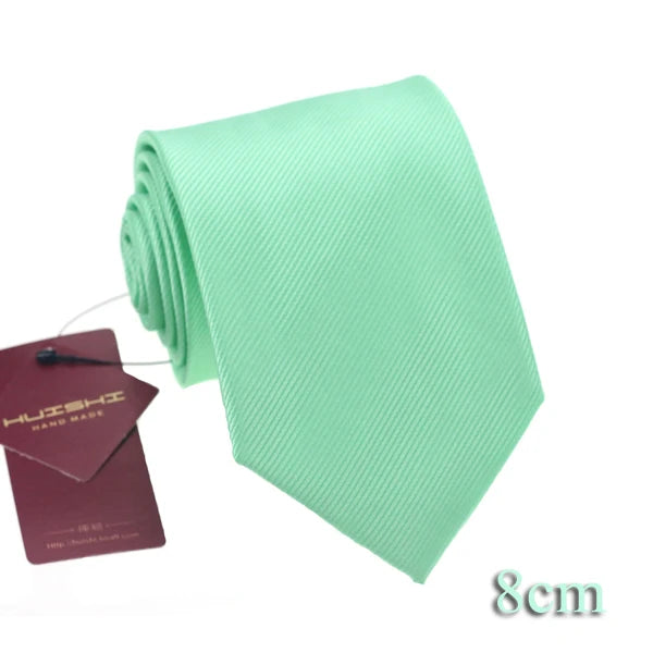 Cravate unisexe unie en polyester – CLEVI Paris