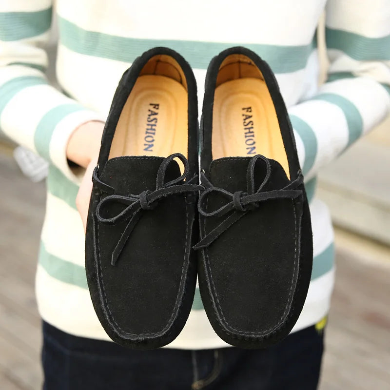 Mocassins Homme Daim Véritable Slip-On Légers & Respirants | 9 Coloris, Tailles 38-49 – CLEVI Paris