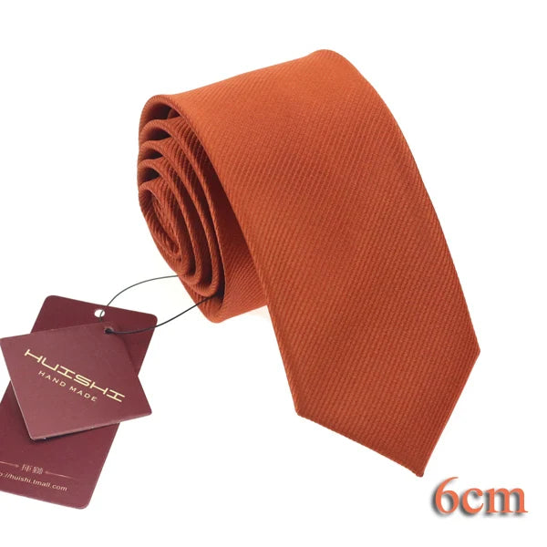 Cravate unisexe unie en polyester – CLEVI Paris