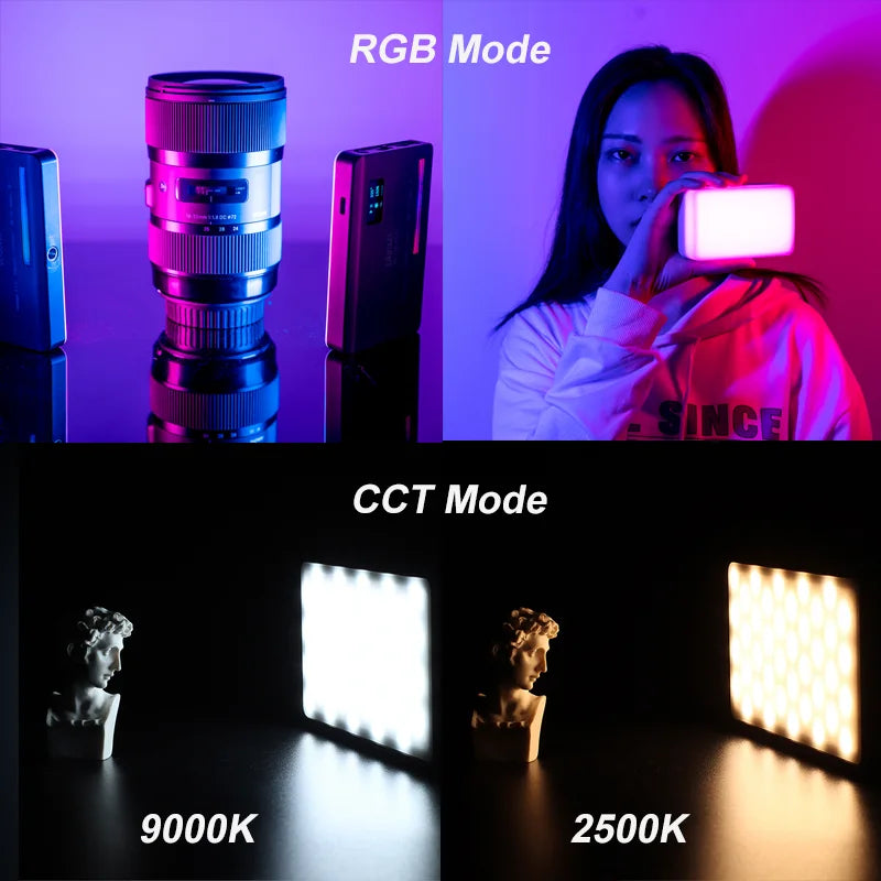 Lampe vidéo LED RGB Ulanzi VL120 – CLEVI Paris