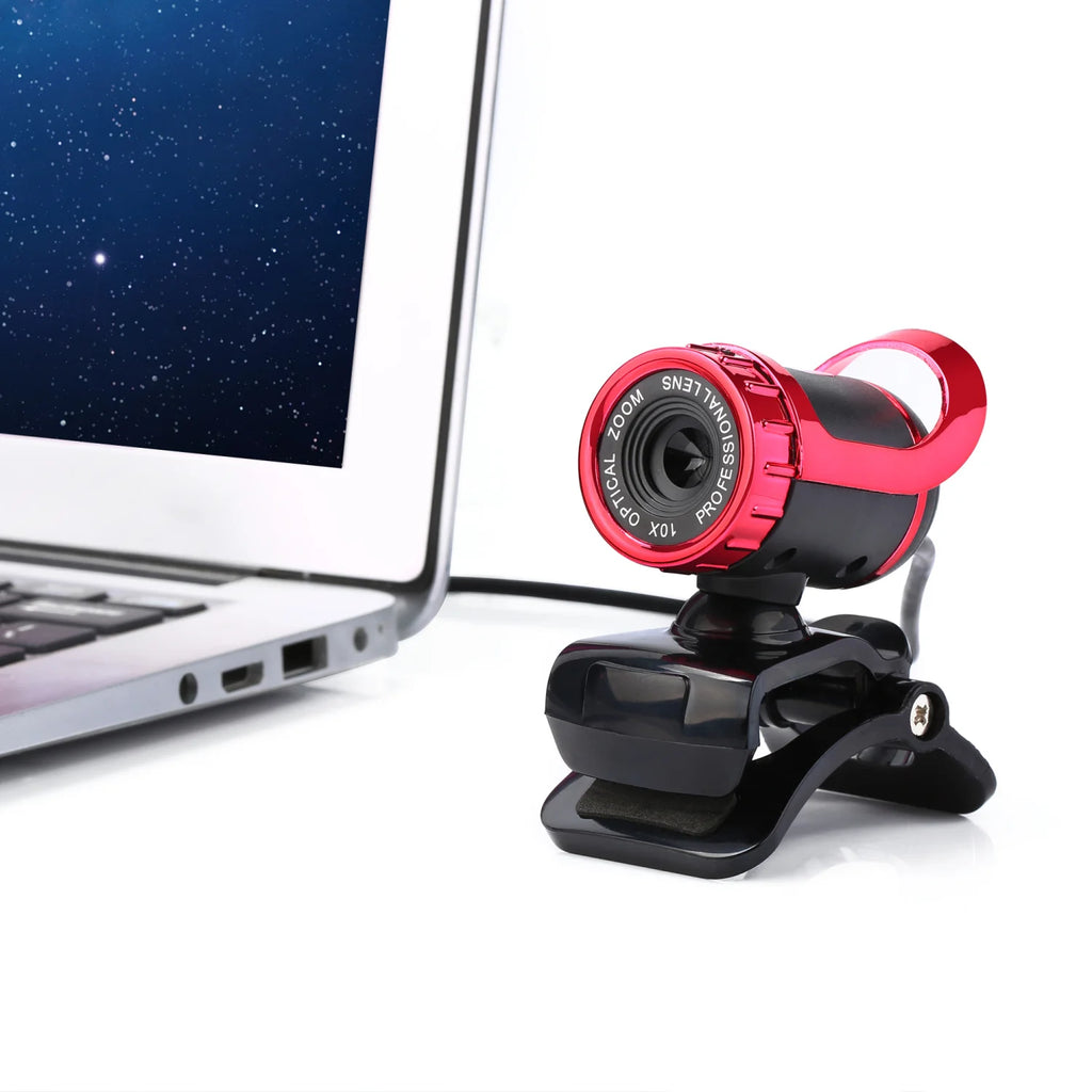 Webcam USB HD 12MP Vision Nocturne 360° – CLEVI Paris
