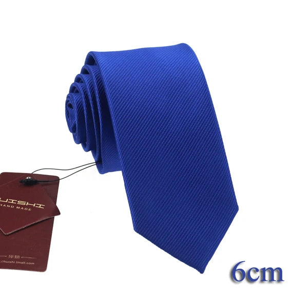 Cravate unisexe unie en polyester – CLEVI Paris