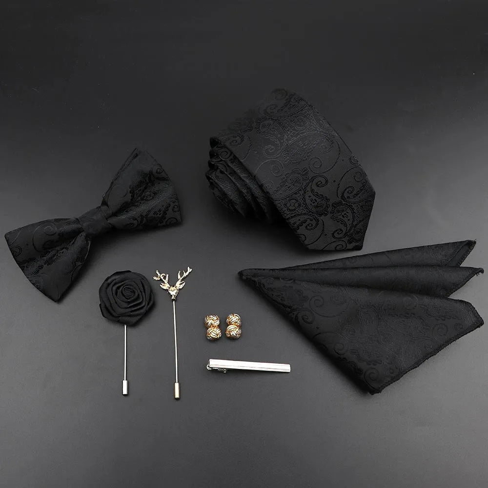 Ensemble cravate unisexe avec accessoires – CLEVI Paris