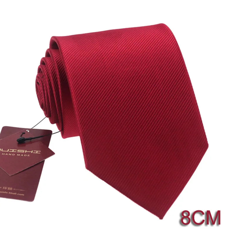 Cravate unisexe unie 6 à 8 cm – CLEVI Paris