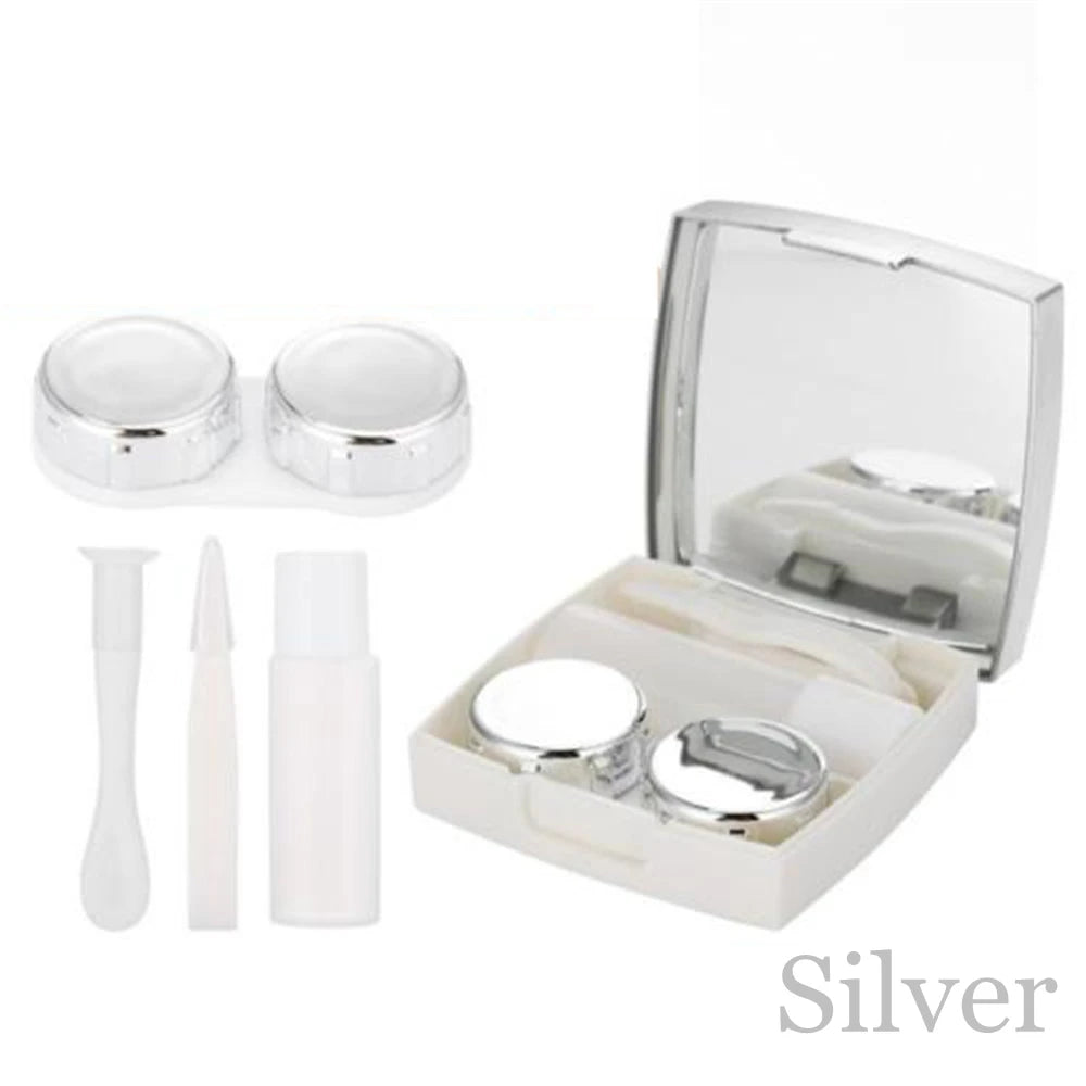 Boîtier à Lentilles de Contact Carré Portable | 17 Coloris | Voyage & Quotidien | Unisexe – CLEVI Paris