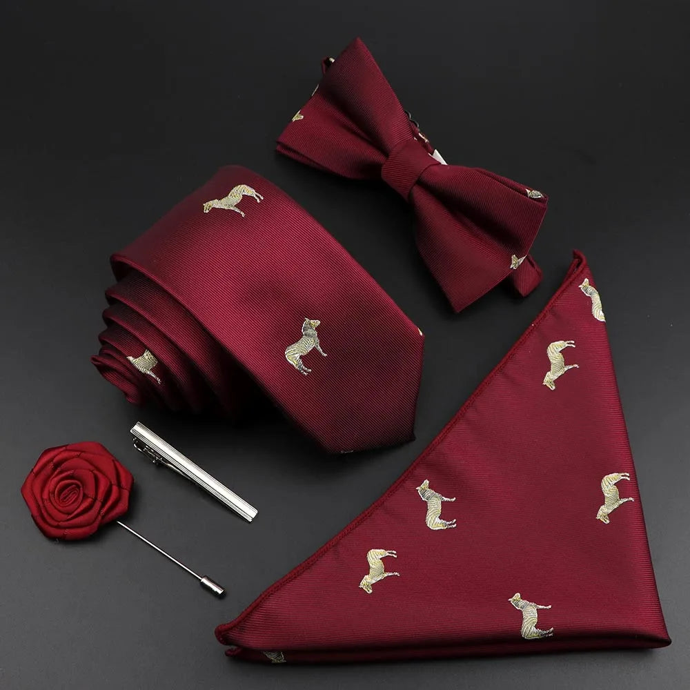 Ensemble cravate unisexe avec accessoires – CLEVI Paris