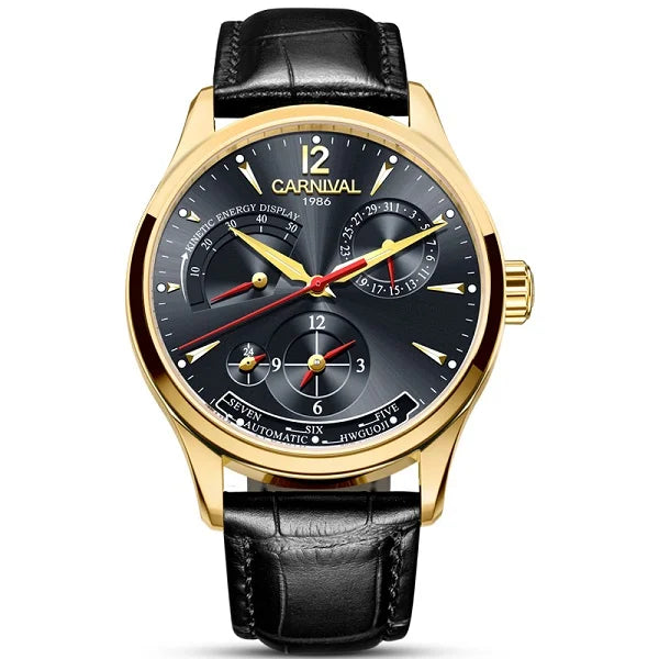 Montre Homme Automatique Double Fuseau Horaire Carnival – CLEVI Paris