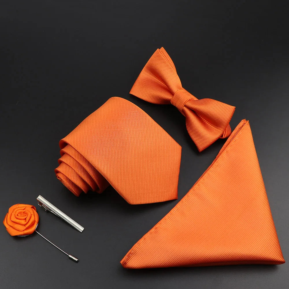 Ensemble cravate unisexe avec accessoires – CLEVI Paris