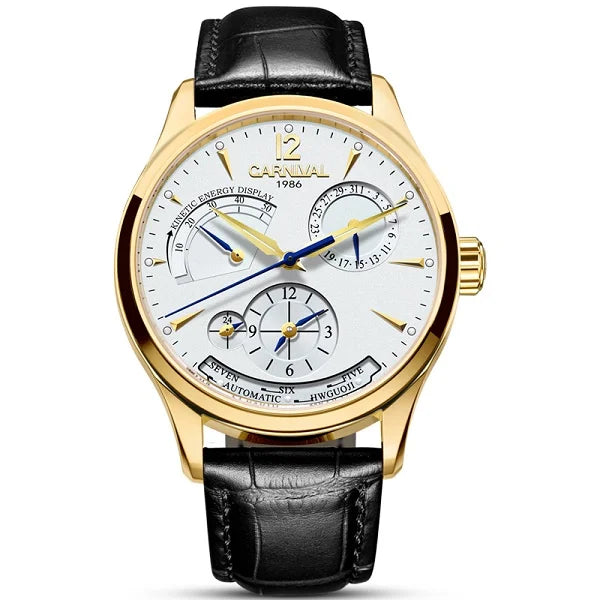 Montre Homme Automatique Double Fuseau Horaire Carnival – CLEVI Paris