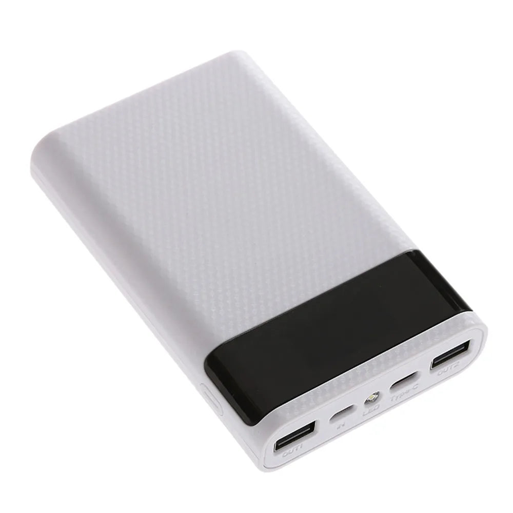 Boîtier DIY Batterie Externe 4x18650 USB-C & USB-A 5V 2A – CLEVI Paris